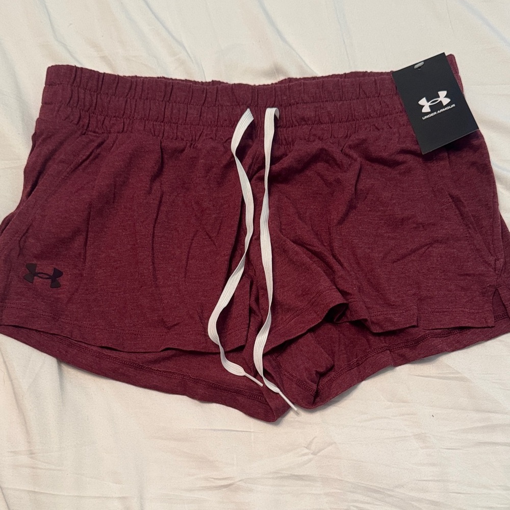 Under Armour Women's Maroon Athletic Shorts